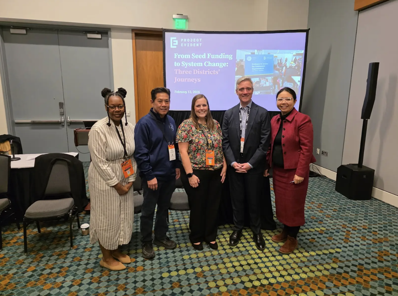 5 panelists of Feb 2026 AASA Panel hosted by Project Evident and Learning Commons